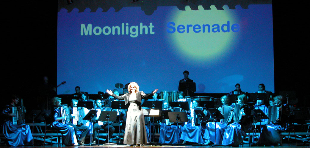Marianne Baldauf mit Orchester